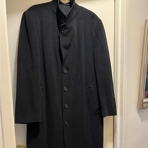 Canali pea coat- black